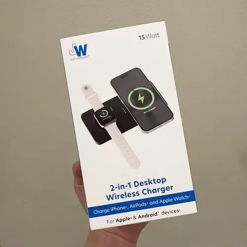 Just Wireless 2-in-1 Portable Wireless Charger