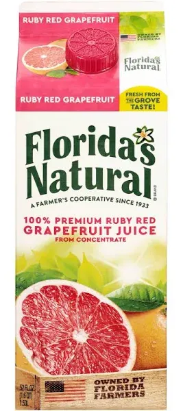 Florida's Natural Juice Grapefruit Ruby Red