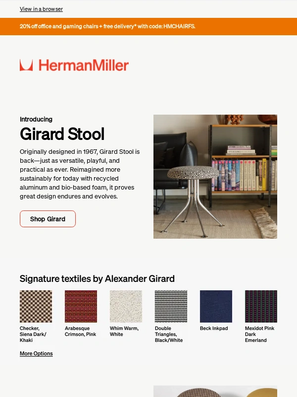 Herman Miller - New: A Girard original comes to our collection