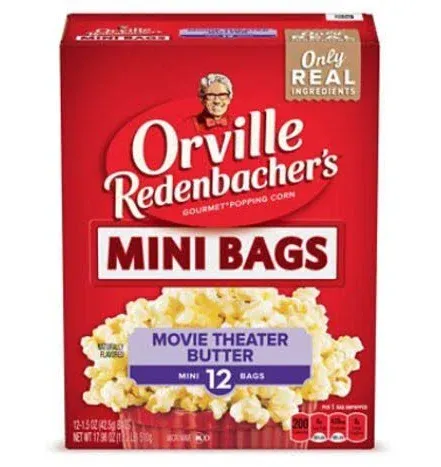 Orville Redenbacher's Mini Movie Theater Butter Popcorn