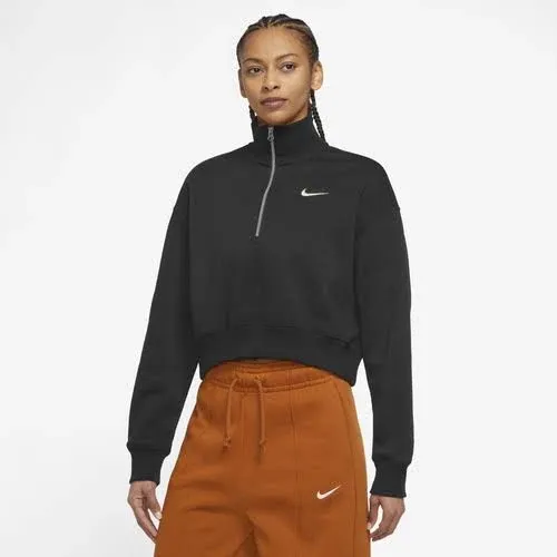 Nike Women's Sportswear Phoenix Fleece Oversized 1/2-Zip Crop Sweatshirt