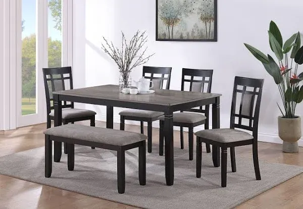 Crown Mark Paige 6-Piece Dinette Set