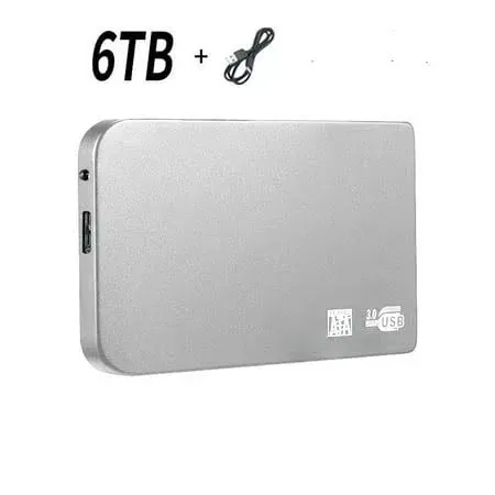 4TB External USB Hard Drive Portable Memory Storage Disk Mobile Storage and Backup Hard Disk Memory Expansion Device USB 3.0 for PC, Mac, Laptop(Black)