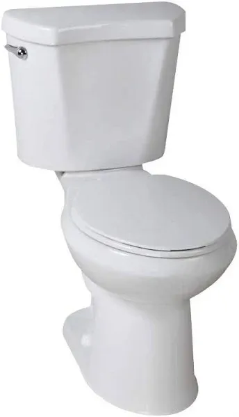 12 inch Rough in Two-piece 1.28 GPF Single Flush Round Toilet