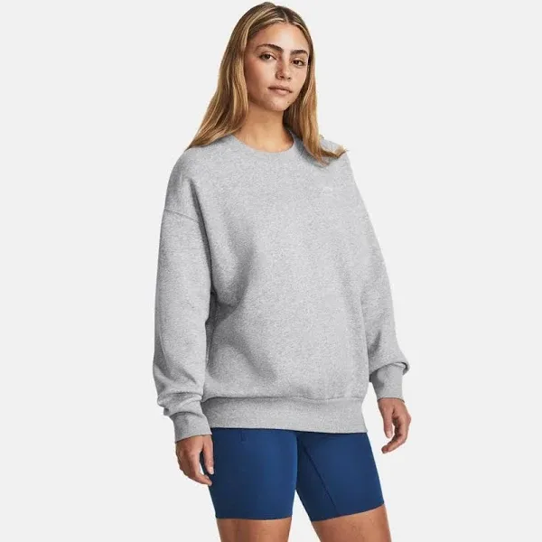 Under Armour Women's Icon Fleece Oversized Crew