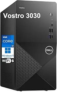 Dell - Vostro 3030 3000 Tower Business Desktop, 12th Gen Intel i3-12100, 16GB RAM, 512GB SSD, Windows 11 Pro