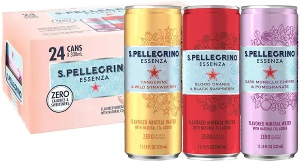 S.Pellegrino Essenza Flavored Mineral Water Variety Pack