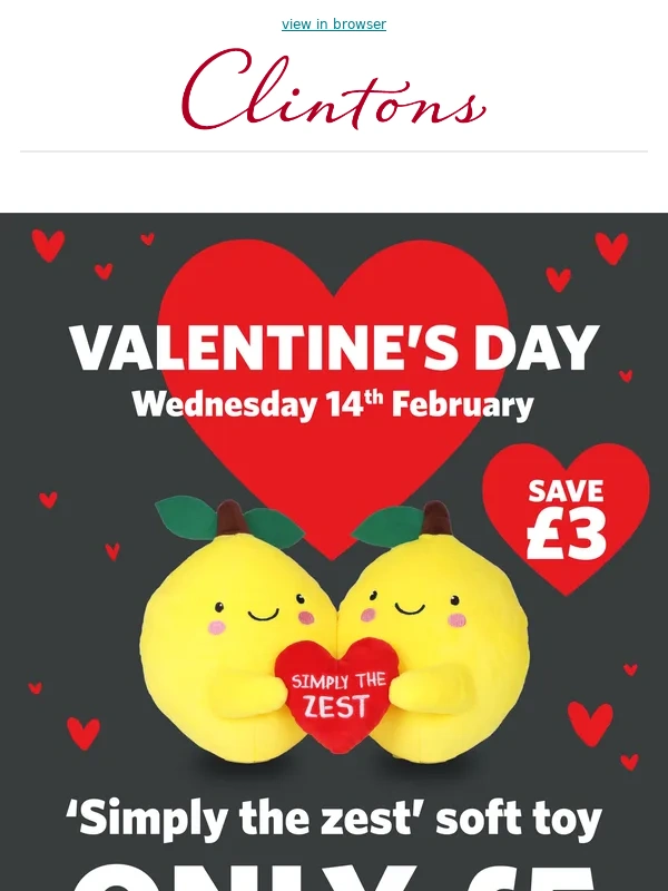 Clintons - ❤️ Ex-squeeze me? Did you say LOVEly offers? ❤️