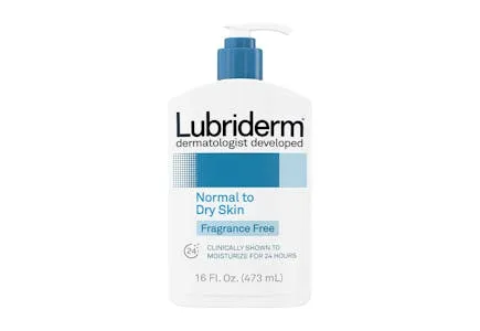 Lubriderm Daily Moisture Hydrating Unscented Body Lotion