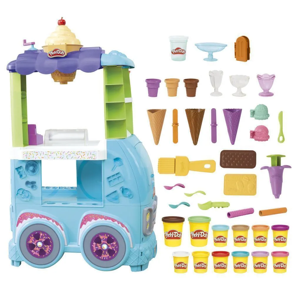 Play-Doh Kitchen Creations Ultimate Ice Cream Toy Truck Playset