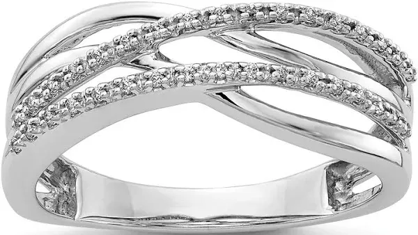 14K White Gold Diamond Ring