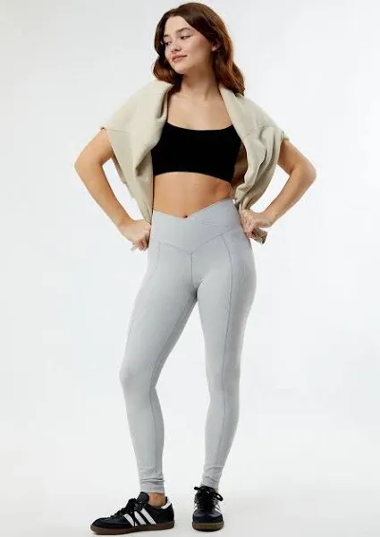 Pac 1980 Women's Ribbed Yoga Pants