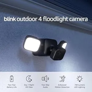 Blink Outdoor 4 Floodlight Security Camera (Latest Version) $65 + Free Shipping