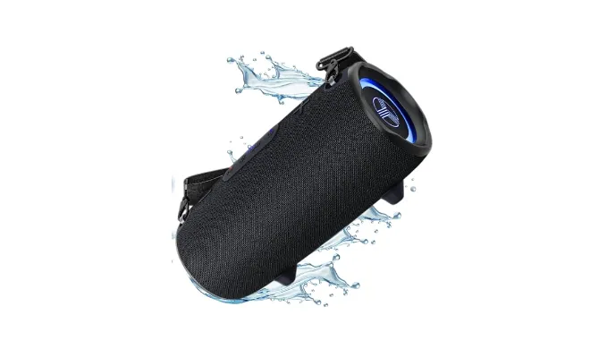Ultra Loud Wireless Speaker, 60W Stereo Sound With Deep Bass, 20H Playtime, Powerbank, IPX6 Waterproof, Dual Pairing, Loudest Portable Bluetooth Speaker For Home, Outdoor Party, Beach, Work, Travel