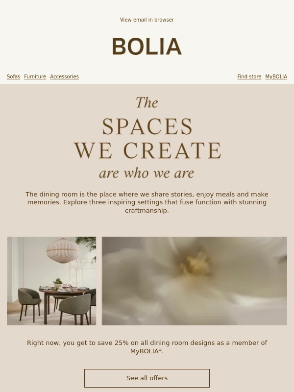 Bolia - Renew your dining room | Shop the look