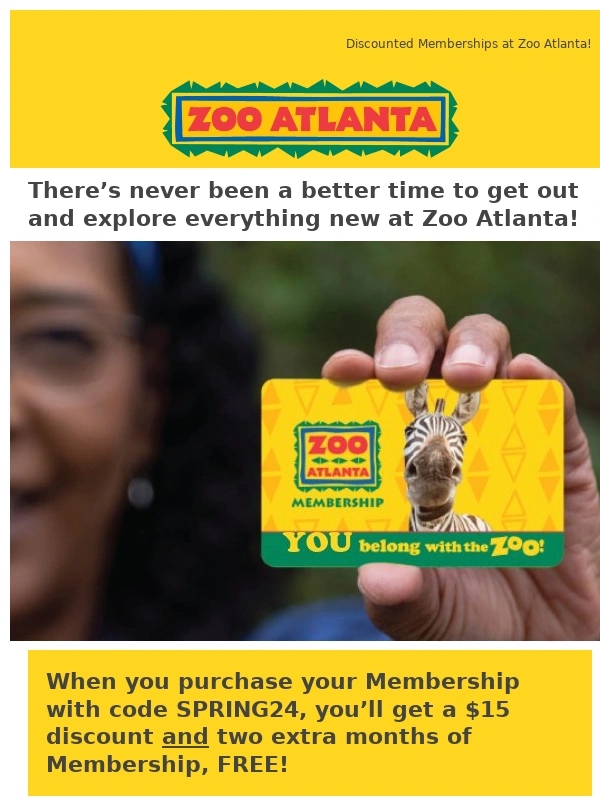 Zoo Atlanta - Discounted Memberships at Zoo Atlanta!