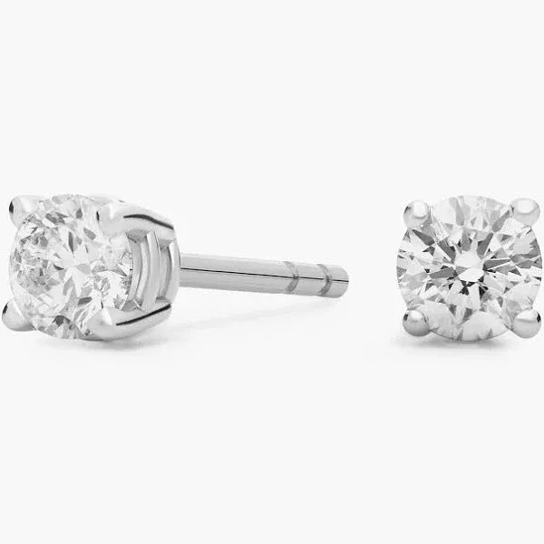 tw. Canadian Diamond Stud Earrings, 18k White Gold, Blue Nile, Womens and Mens Jewelry