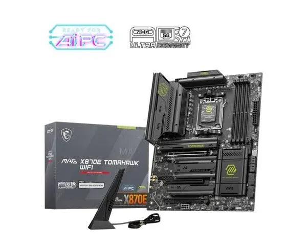 MSI X870E MAG TOMAHAWK WIFI AMD AM5 ATX Motherboard