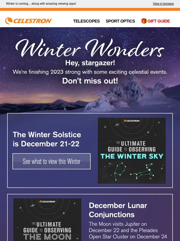 Celestron - Join the Night's Watch ❄️