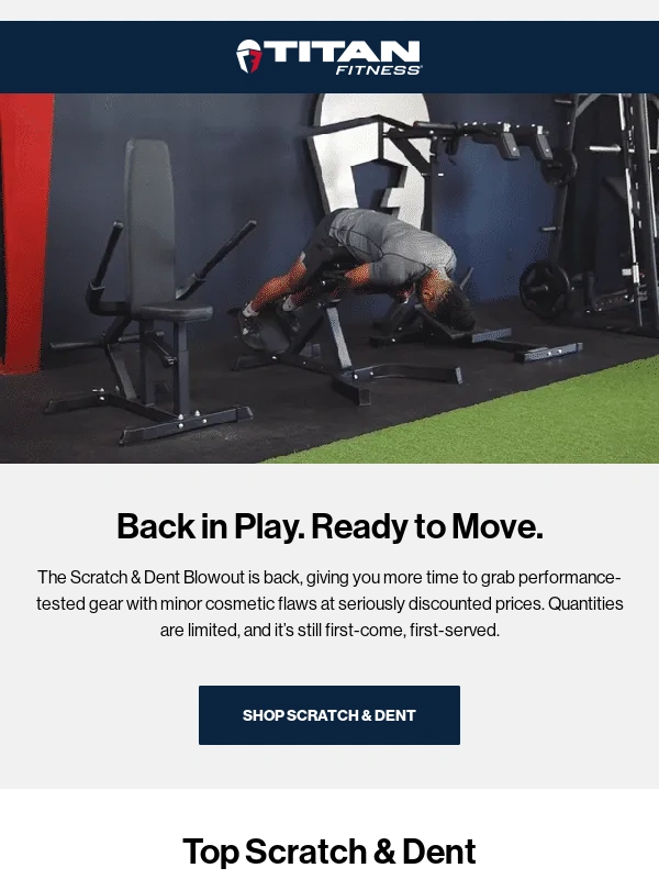Titan Fitness - The Scratch & Dent Blowout Is Back ?