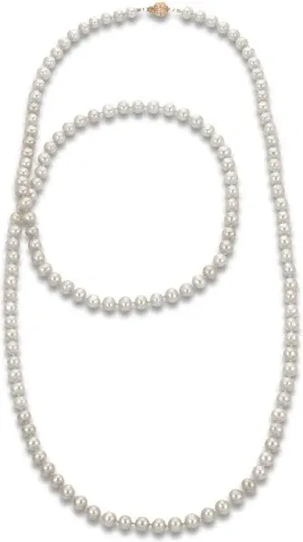 Jared 14K Yellow Gold Freshwater Cultured Pearl Strand Necklace