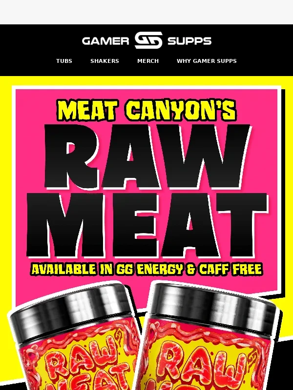 Gamer Supps - Better Ingredients. Better Powder. Papa Meat