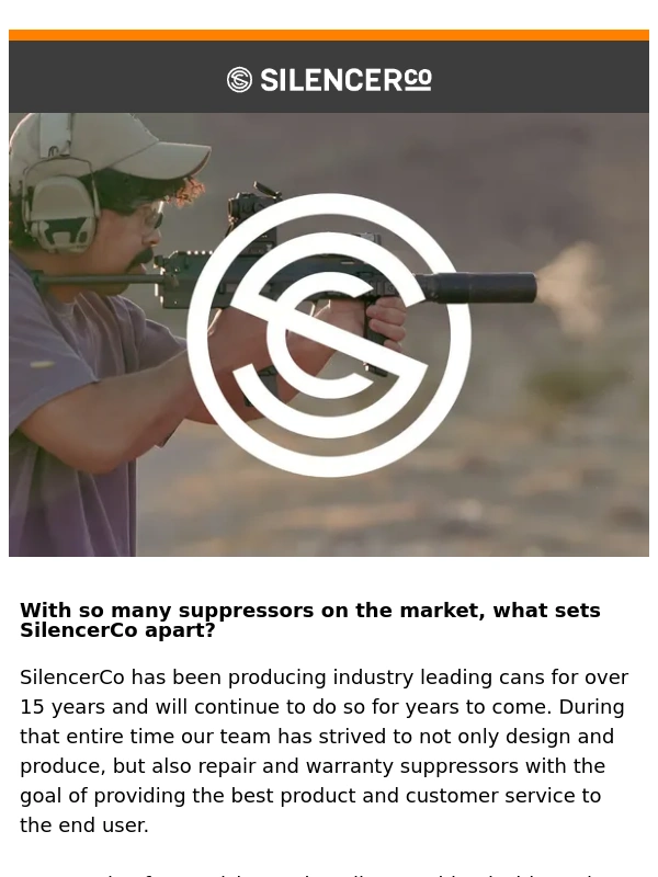 SilencerCo - Why SilencerCo?