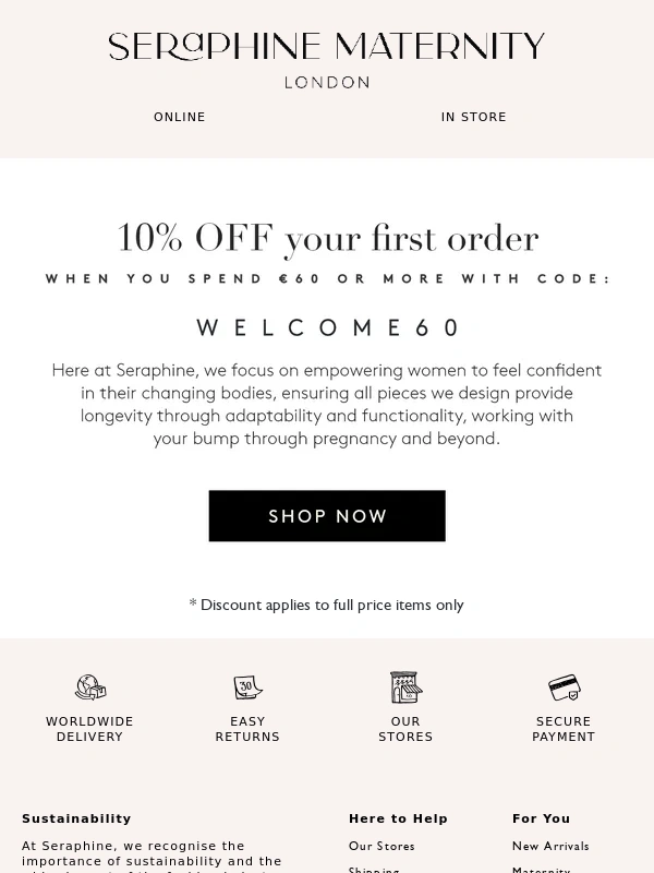 Seraphine - Everything you need for birth & beyond