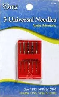 Dritz Needles Universal Sewing Machine 5 Pack