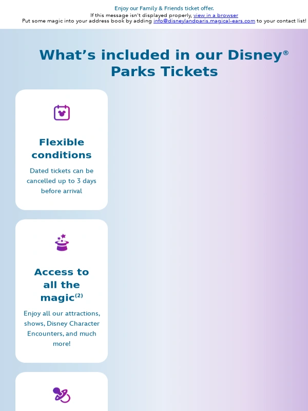 Disneyland Paris - You're not going to miss it ?