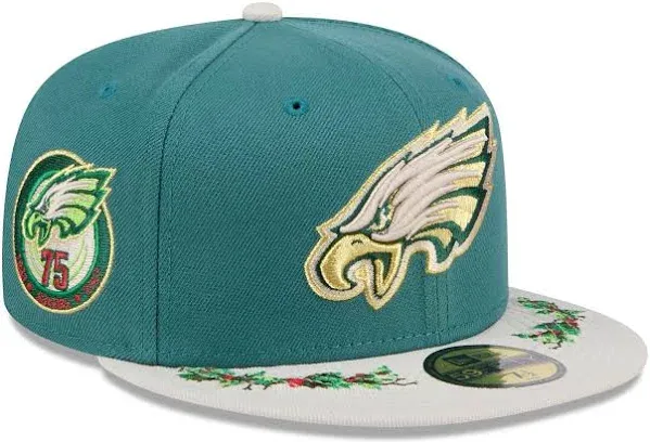 Philadelphia Eagles New Era Novelty Holly 59FIFTY Fitted Hat