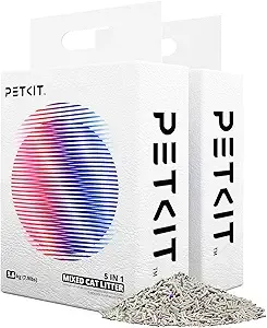 Petkit 5-in-1 Biodegradable Flushable Active Carbon Mixed Tofu Cat Litter