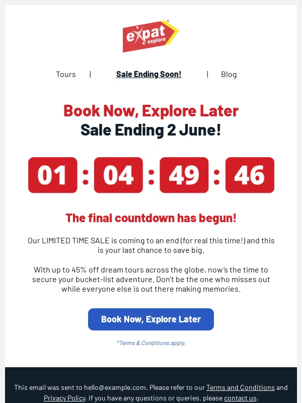 Expat Explore - ⏰ Final Countdown! Sale ends 2 June