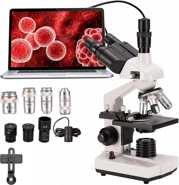 Compound Trinocular Optical Microscope