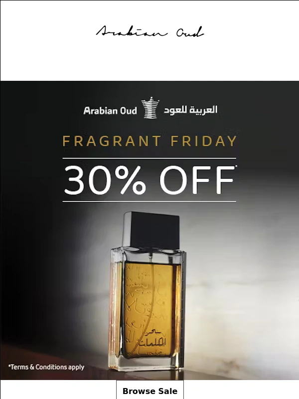 Arabian Oud - Indulge in our Fragrant Friday selection