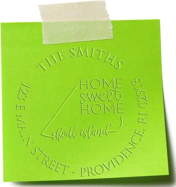 Custom-Made Round Address Seal Embosser