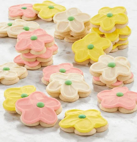 Cheryl's Cookies Buttercream-Frosted Flower Sugar Cookies