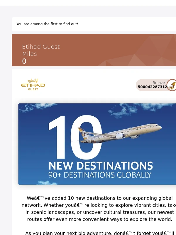 Etihad - Etihad Airways,ready for our BIG news?