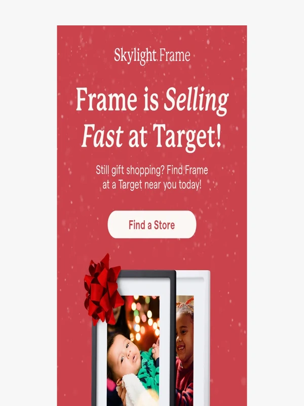 Skylight - Frame is Selling Fast at Target!