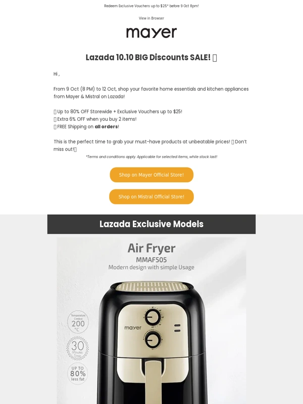 Lazada - FREE Shipping at Lazada 10.10 Sale - Yes for all orders! ?