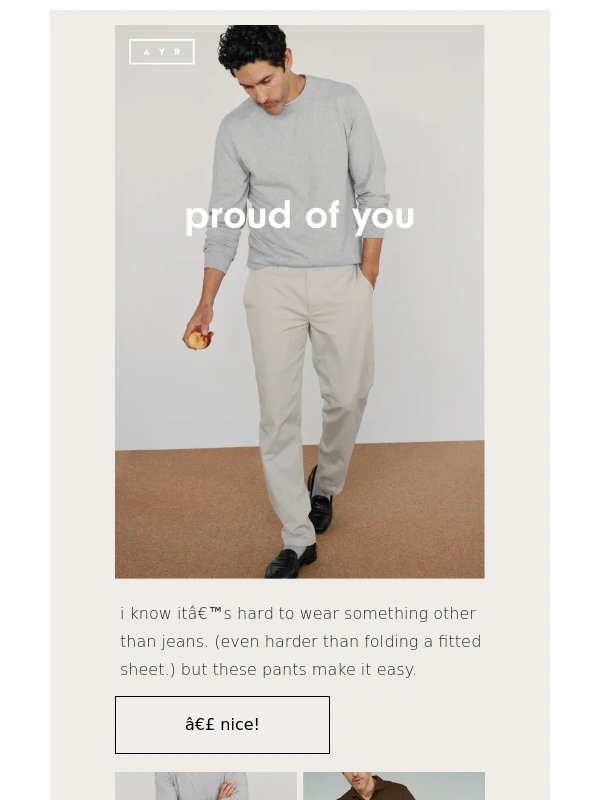 AYR - Wash your jeans