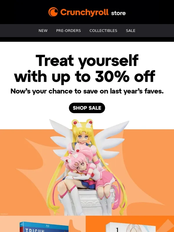 Crunchyroll Store - Ring It In With 30% Off ?