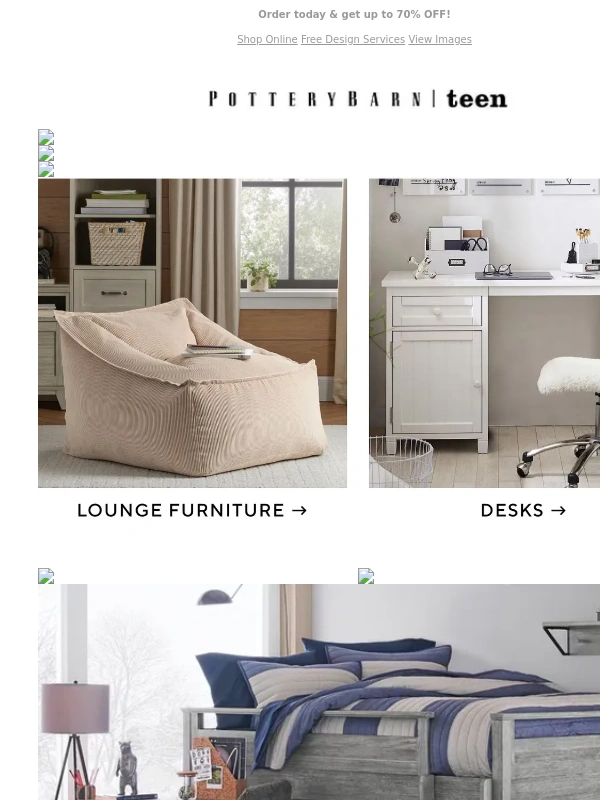 PBteen - Their Dream Room = BEST. GIFT. EVER. (+ on sale now!)