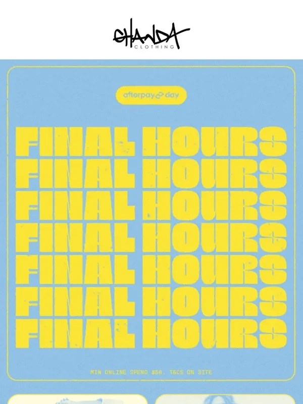 Ghanda - FINAL HOURS - 20% OFF ONLINE + STORE
