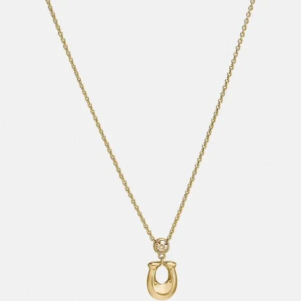 Coach Women's Signature Crystal Necklace