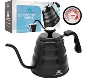 2 Pack OuterDestiny Stovetop Gooseneck Kettles (40 oz)