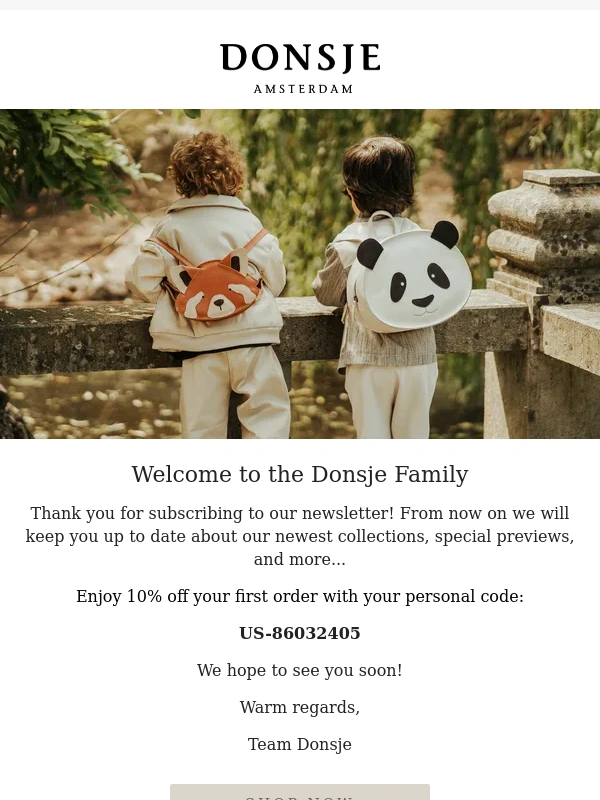 Donsje - Welcome to the Donsje Family!