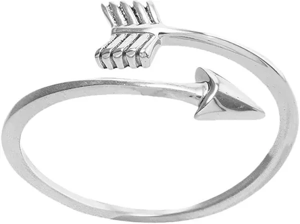 Sterling Silver Arrow Bypass Ring
