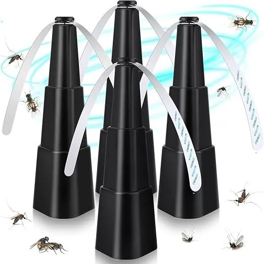 Pimag Fly Fans for Tables with Holographic Blades (4-Pack)