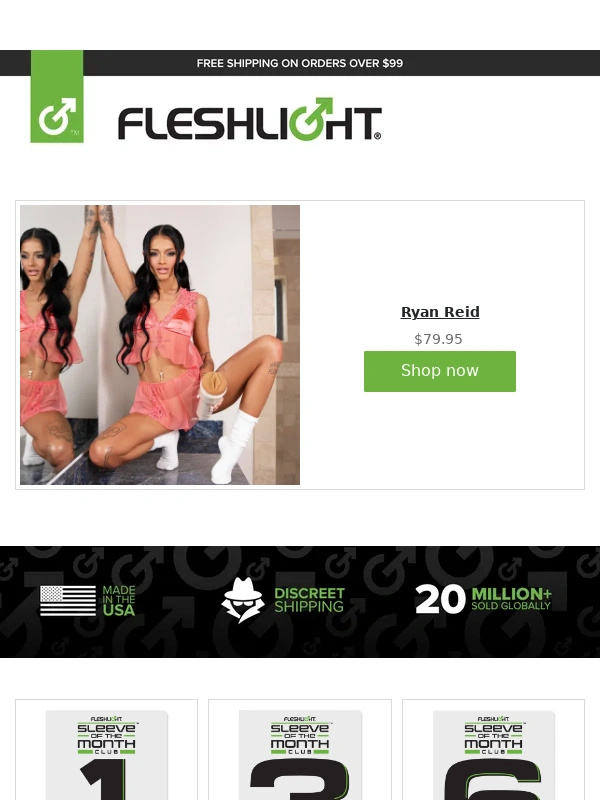 Fleshlight - New Fleshlight Drop: Ryan Reid Is Ready for You